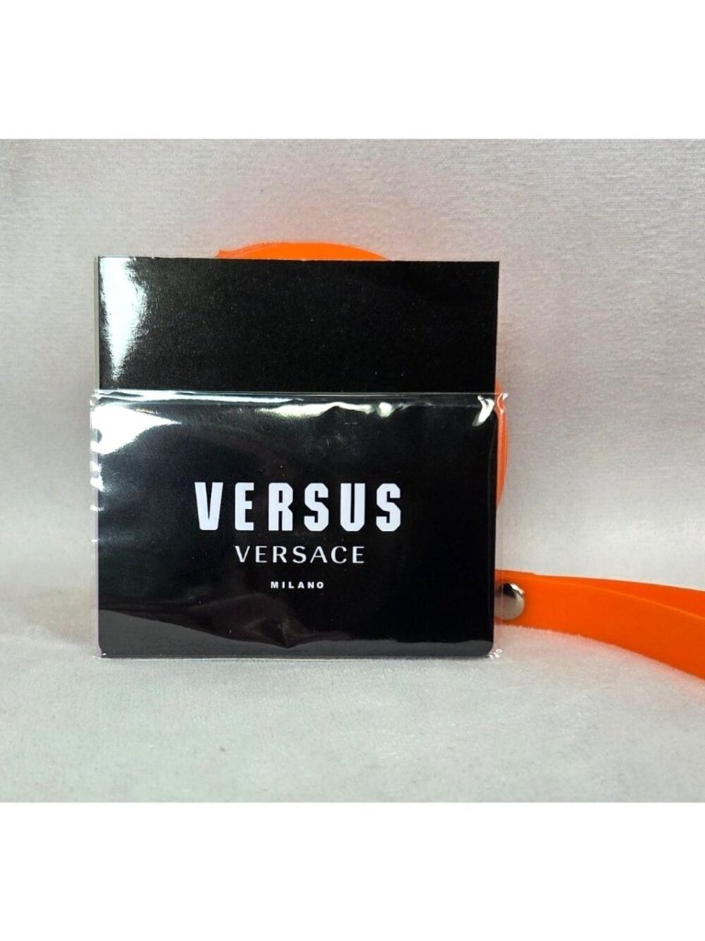 Versus Versace Orange Luxury Fire Island Silicon 39mm Watch and Wristlet NWT - Picture 16 of 16